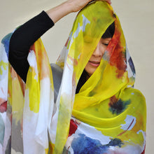 Load image into Gallery viewer, WILD SILK Eucalyptus erythrocorys: Illyarrie Scarf
